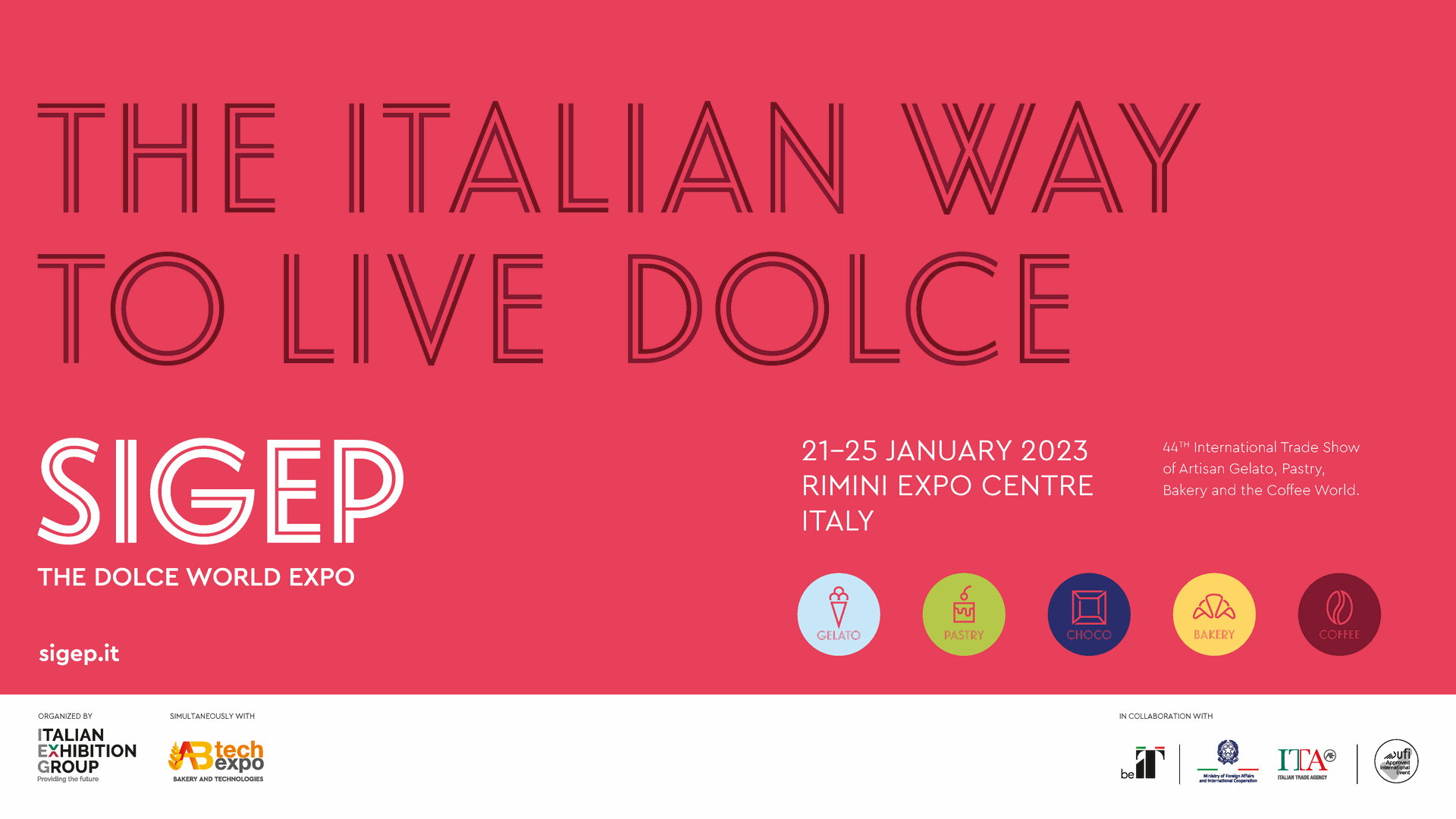  The Dolce World Expo - SIGEP 2023